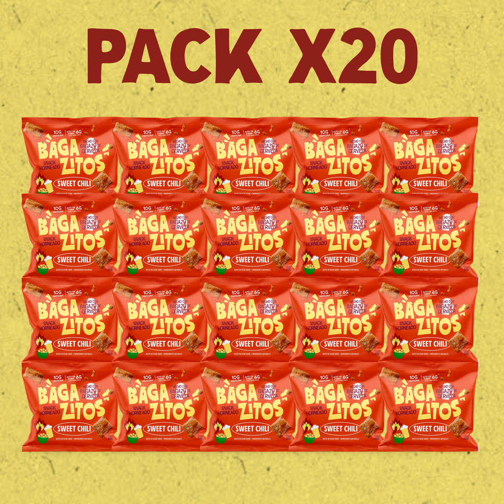 Bagazitos - Sweet Chili 70g - PACK 10