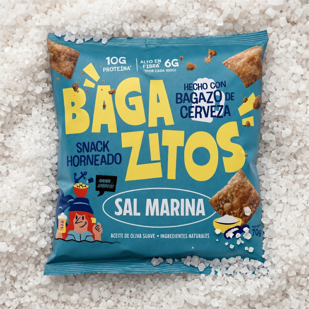 Bagazitos - Sal Marina 70g - PACK 10