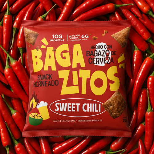Bagazitos - Sweet Chili 70g - PACK 10